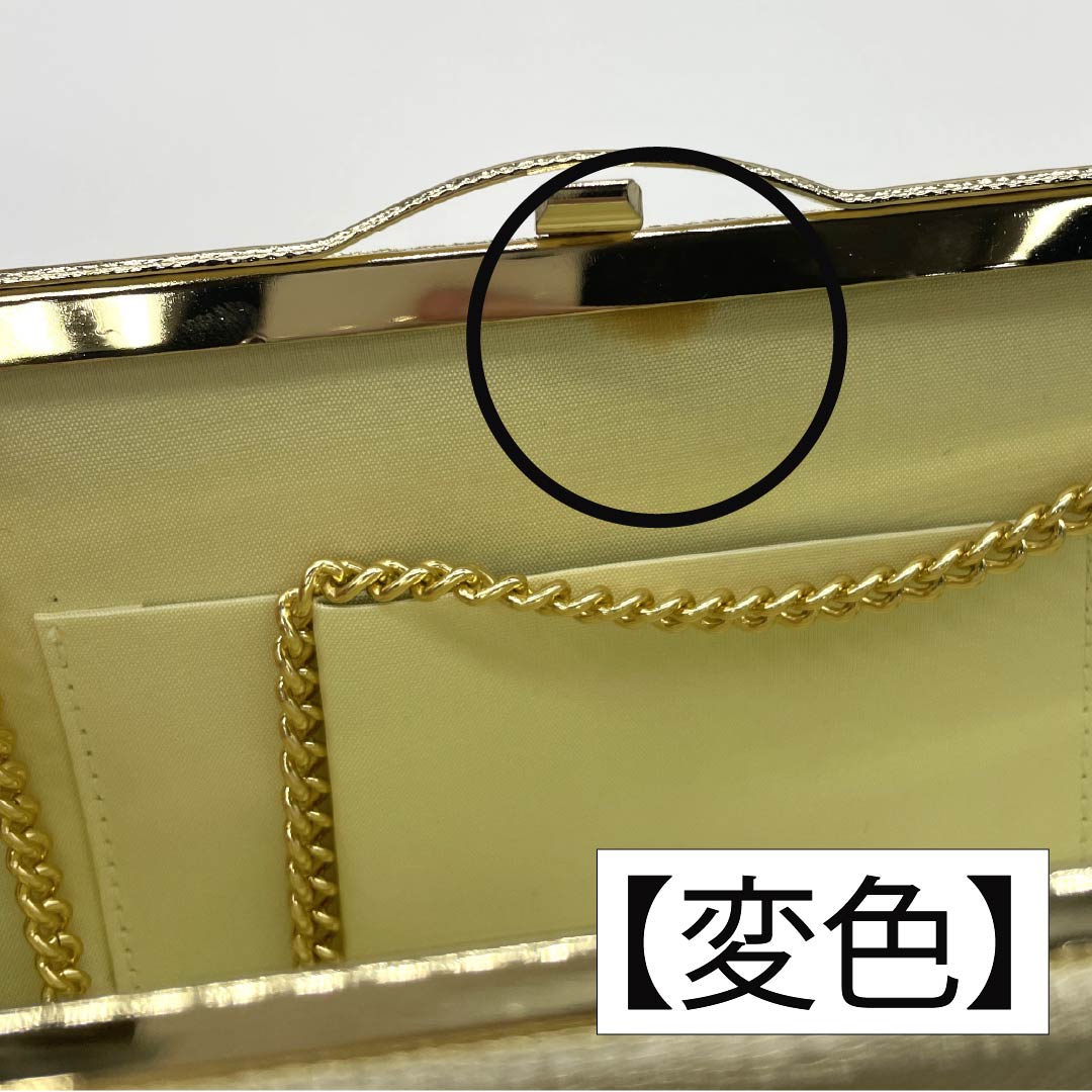 （新古品）草履バッグセット フォーマル Bランク 2way Mサイズ 金系 1133000274321