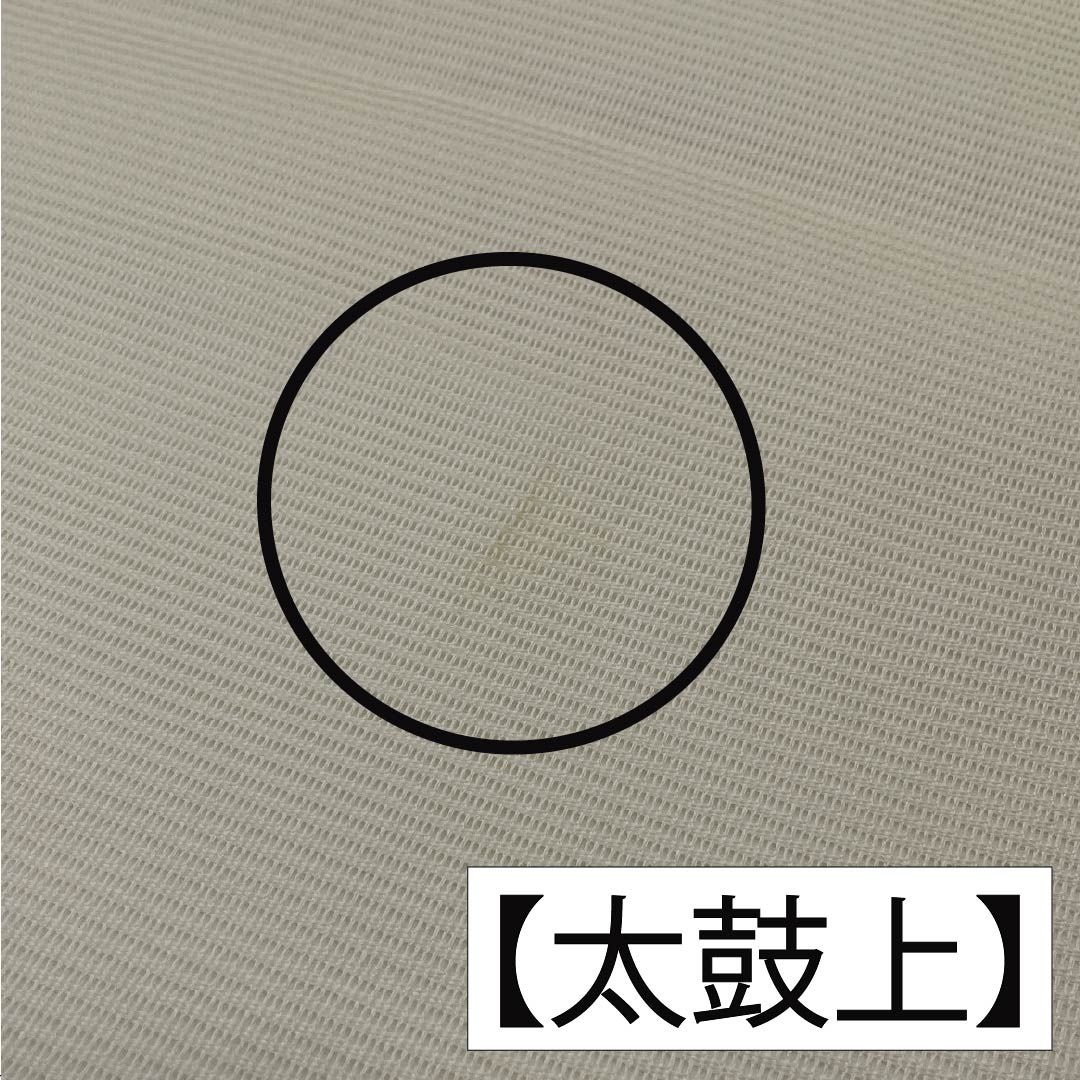 名古屋帯 正絹 生成り色（きなりいろ） 夏帯 菊花 帯丈362cm Aランク ポイント柄 セミフォーマル クリーム系 1124008783315 名古屋仕立て