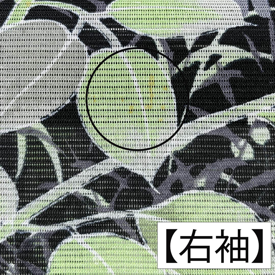 Summer kimono, polyester, small pattern, length 167cm, sleeve length 63.5cm, hydrangea, iris, washable kimono, silk, A rank, black, 1132002283510
