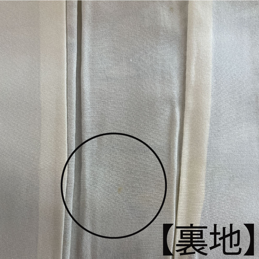 小紋 正絹 身丈154.5cm 裄丈67cm 袷  猟虎色 京紅型 茶屋辻 しつけ糸付き  Sランク 茶系 1115003702214