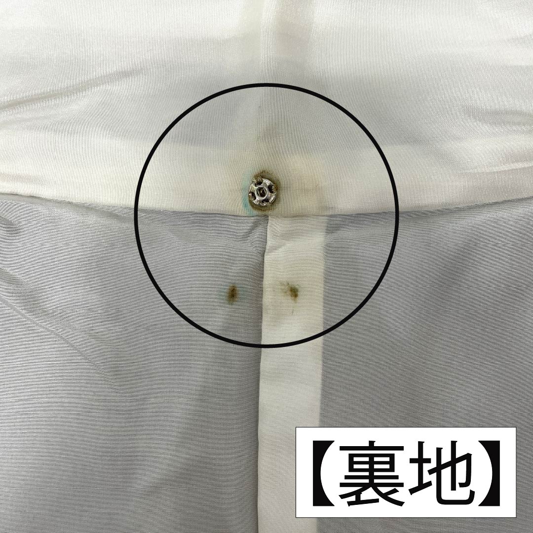 紬 正絹 Aランク 身丈164cm 裄丈65cm 鋼色（はがねいろ） 大島紬 横双絣 幾何学模様 袷 紺系 1116004003418