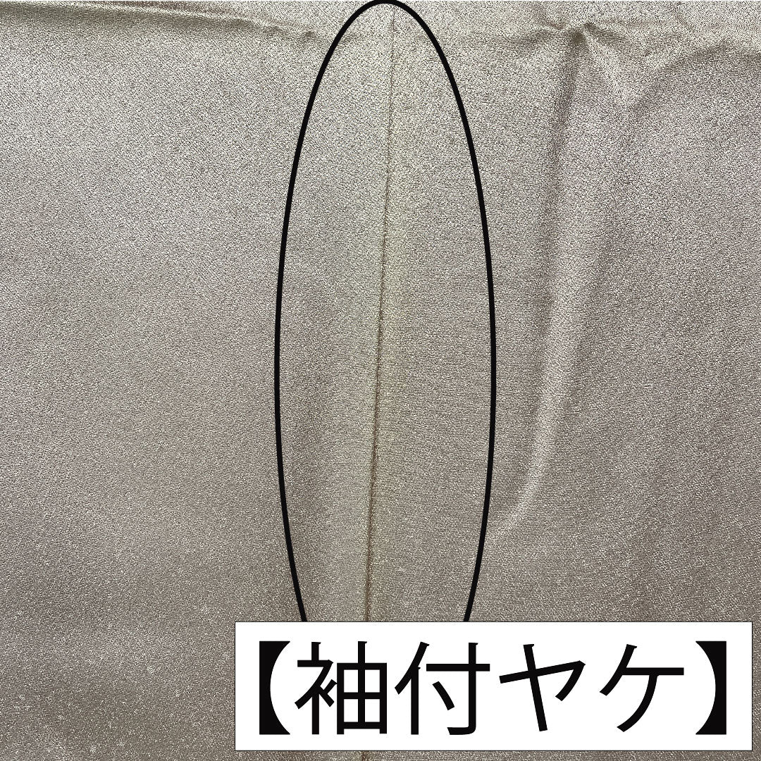 訪問着 正絹 袷 身丈160.5cm 裄丈63cm 白梅色（しらうめいろ） 京友禅 茶屋辻模様 Bランク ピンク系 1112005894413