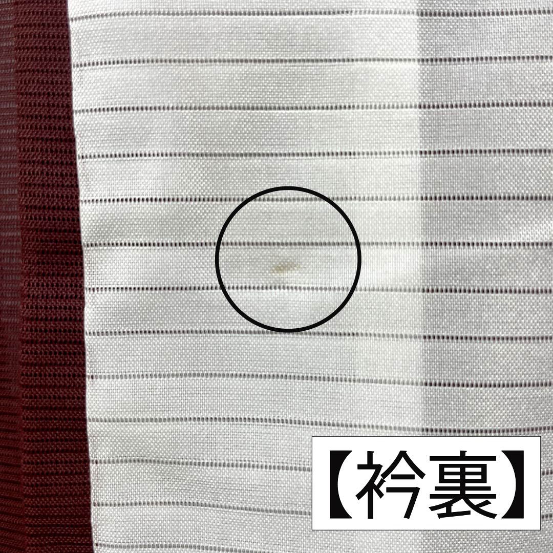 Summer Polyester Iromuji S-Rank, Length 153.5cm, Sleeve Length 64cm, Beni-ebicha (deep brownish red), Plain, Washable Kimono, Ro, Brown tones, 1132003422214
