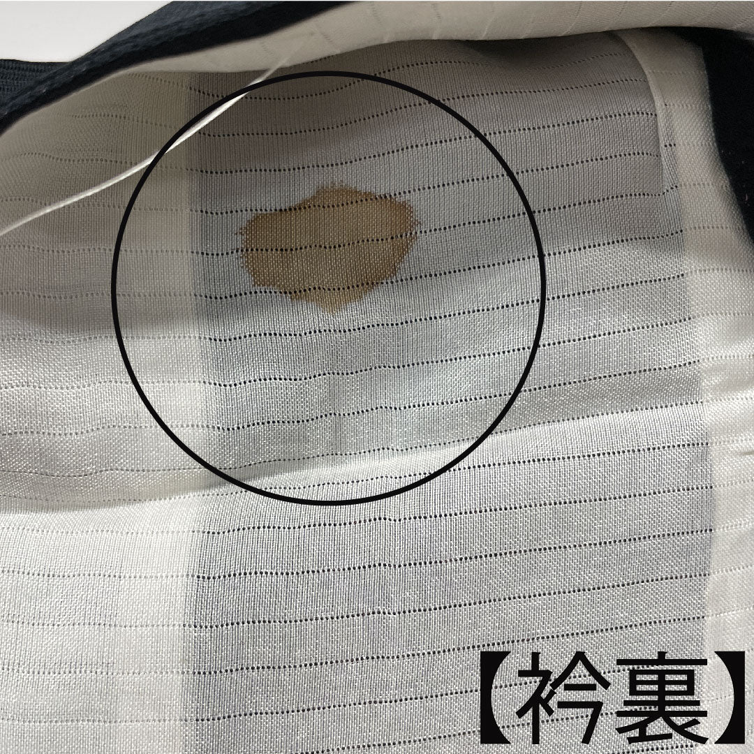 Summer item, pure silk, small pattern, length 159cm, sleeve length 63cm, arrow feather pattern, silk, A rank, black, 1132000503310