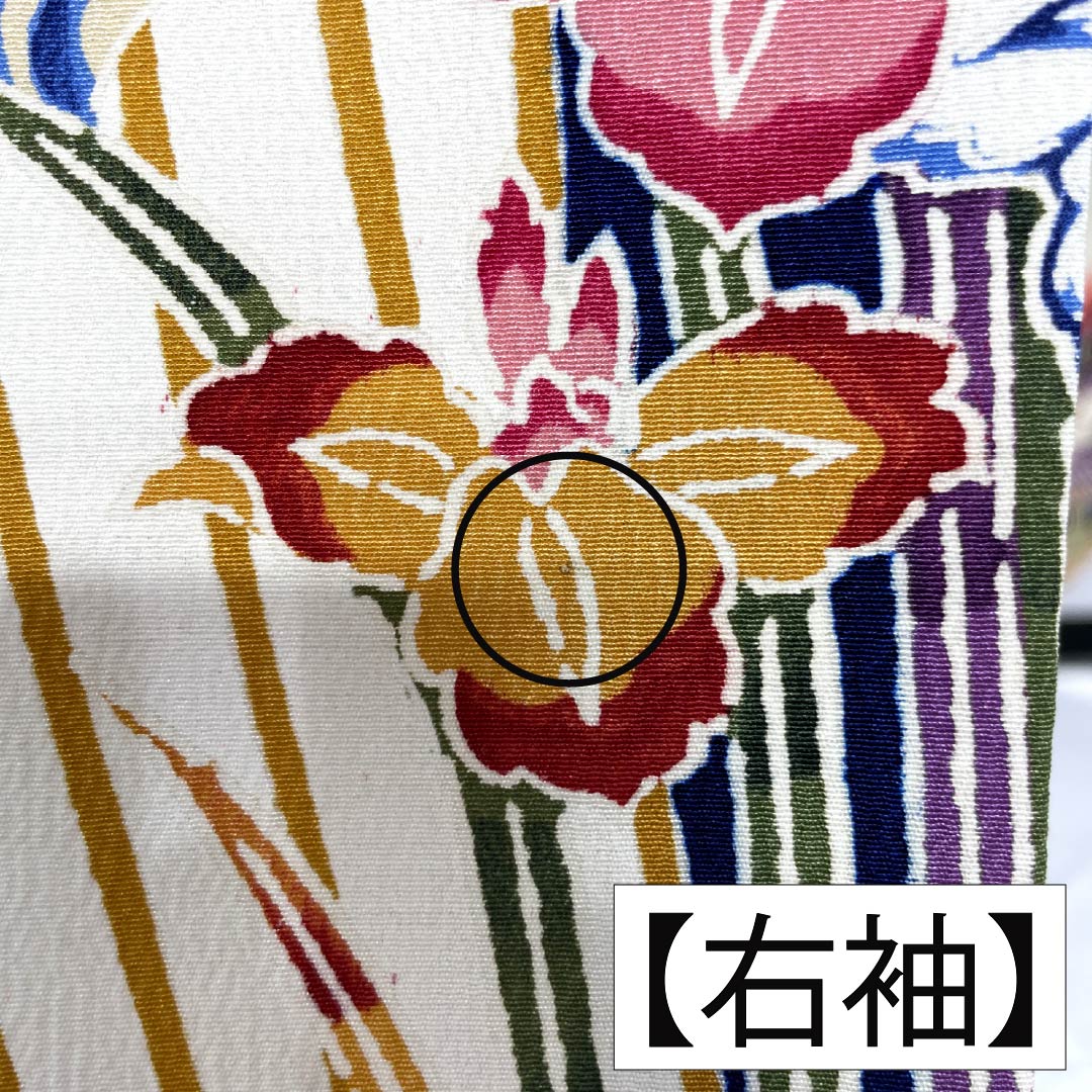 振袖 正絹 Sランク 身丈163cm 裄丈66cm 袷 紺色（こんいろ） 型染 吉祥文様 流水 松 藤 紺系 1113002532418
