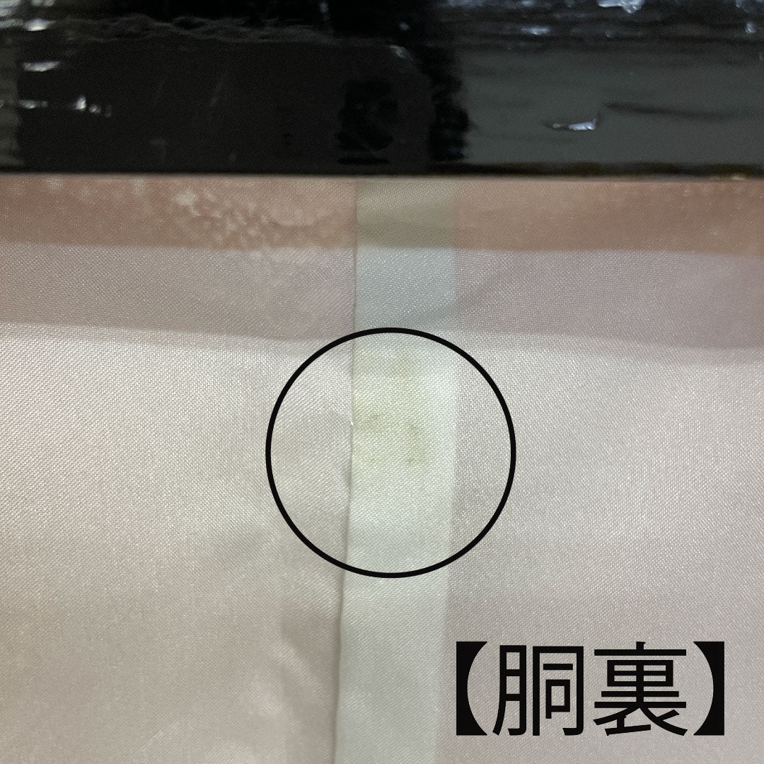 小紋 身丈163cm 裄丈65cm 袷  江戸小紋 洗える着物  ポリ Aランク 茶系 1115001533414