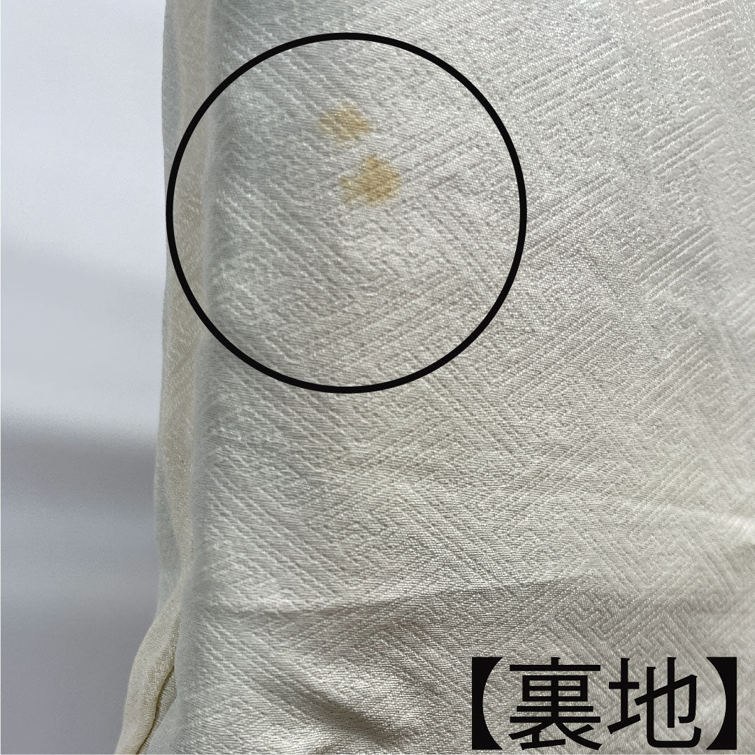 Haori, pure silk, length 78cm, sleeve length 64cm, black haori, Kyo-Yuzen, plum, autumn leaves, A rank, lined, black, 1117000793910