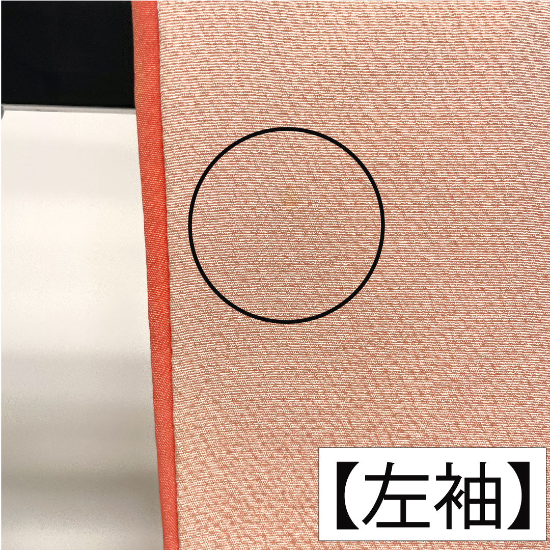 訪問着 正絹 袷 身丈161.5cm 裄丈65.5cm 曙色（あけぼのいろ） 京友禅 草花模様 Aランク ピンク系 1112004363413