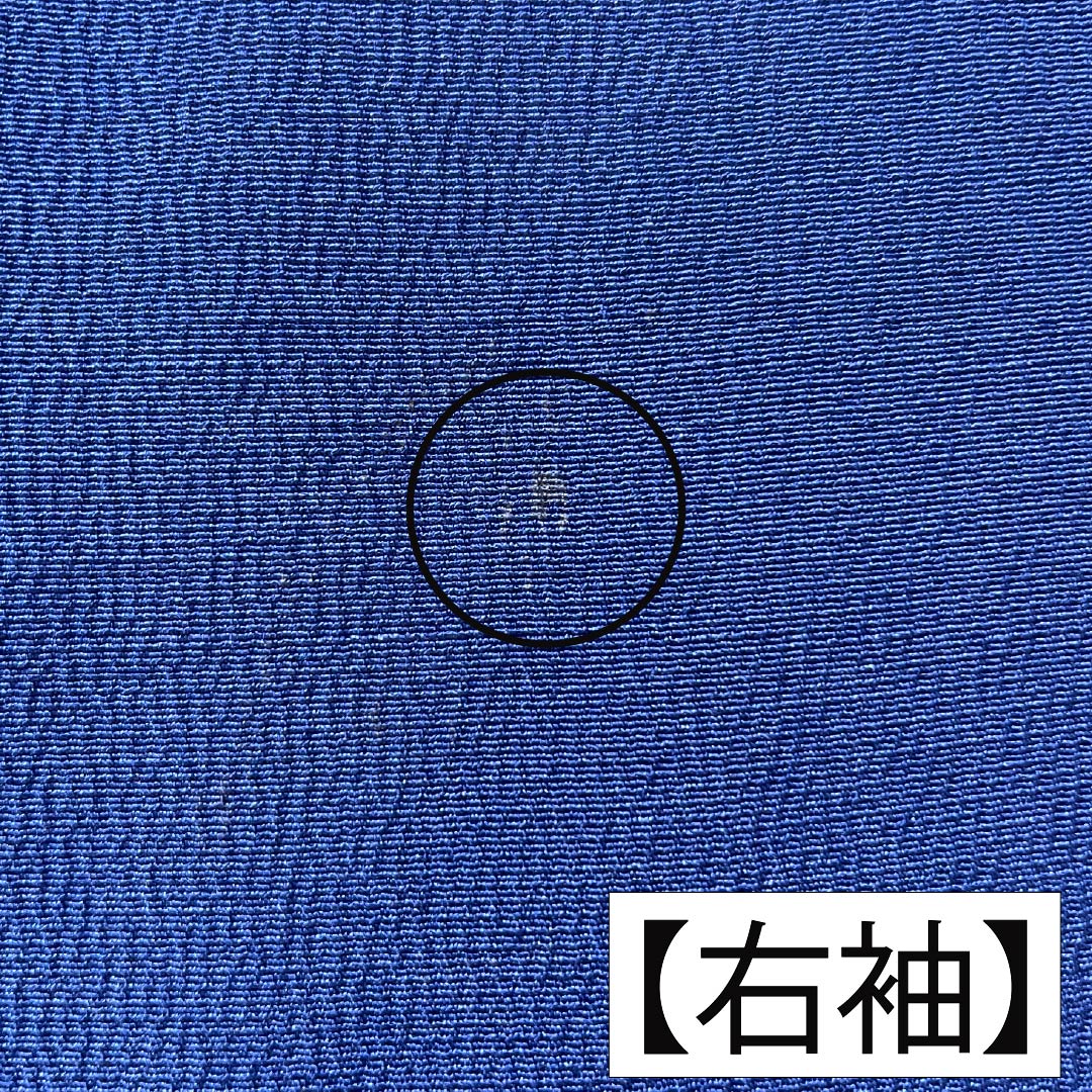 訪問着 正絹 Bランク 袷 身丈158cm 裄丈63.5cm 紺瑠璃色（こんるりいろ） 京紅型 吉祥文様 松竹梅 菖蒲 鳥 青系 1112007284317
