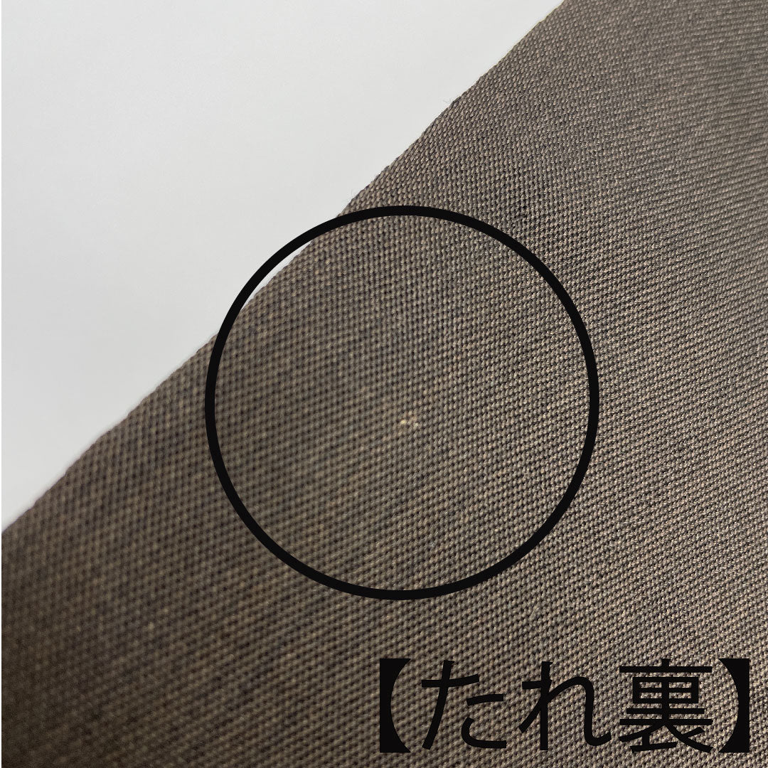 袋帯 暗黒色色（あんこくしょくいろ） 家屋 風景模様 帯丈408cm 正絹 Bランク 六通 カジュアル 茶系 1123004954314