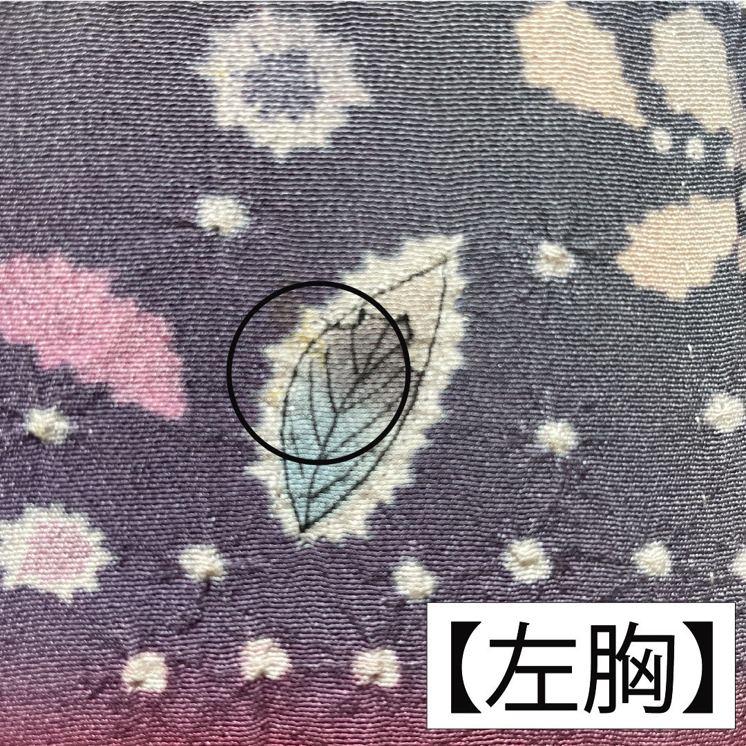 訪問着 正絹 袷 身丈163.5cm 裄丈64.5cm 臙脂色（えんじいろ） 辻ヶ花 Aランク 赤系 1112005823412