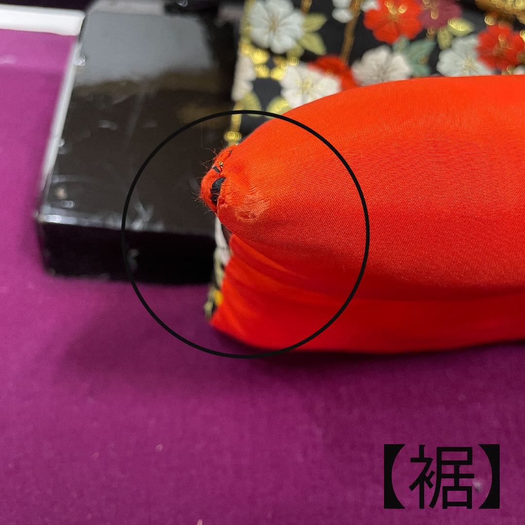 色打掛 身丈192cm  唐織 切り嵌め 束ね熨斗 正絹 Aランク 袷 黒系 1110000183910
