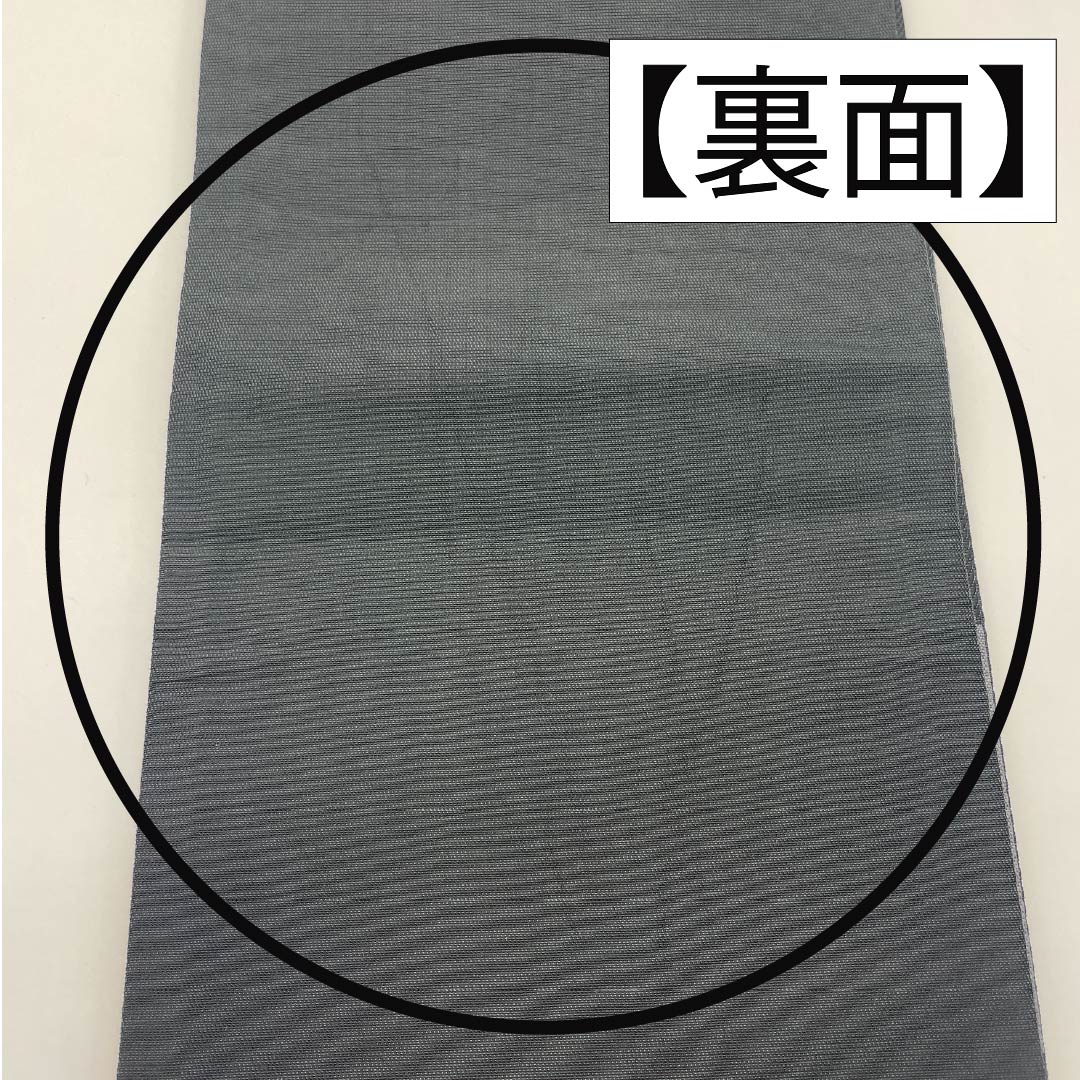 (Unmade) Half-width obi, polyester, obi length 386cm, Genjiko, floral pattern, checkered pattern, classic pattern, gradation style, S rank, 1125001572399