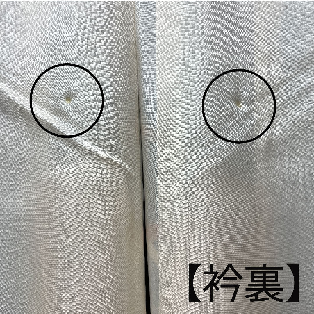 Komon Length 156.5cm Sleeve length 61.5cm Awase Sayagata Shiba grass Pure silk A rank Black 1115002683310