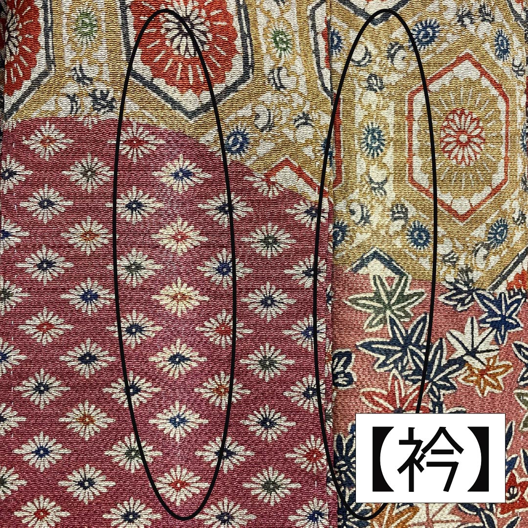 訪問着 正絹 Aランク 袷 身丈166.5cm 裄丈65cm 京紅型 古典柄 作家物 グラデーション系 1112006843599