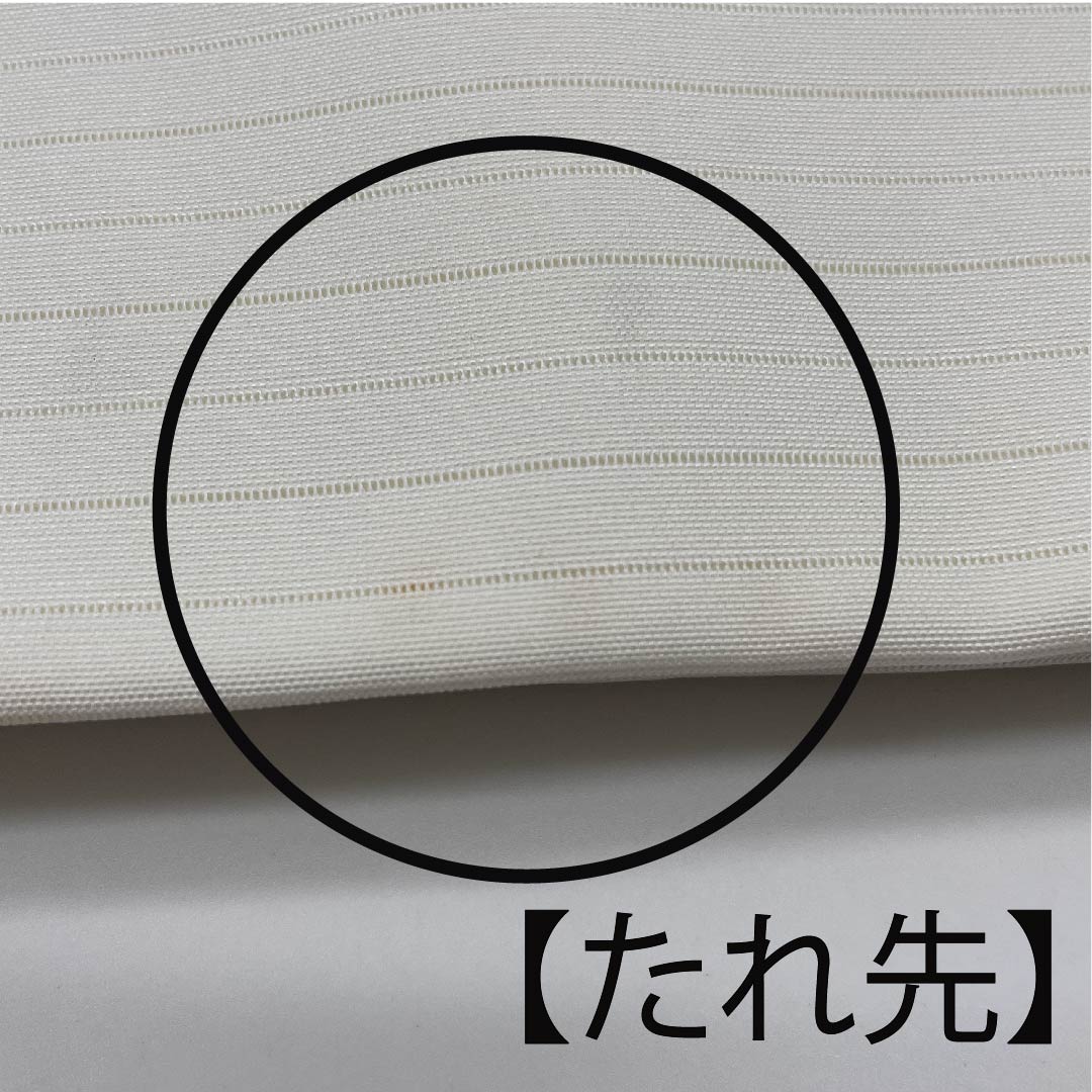 名古屋帯 白色 夏帯 絽 牡丹 染帯 帯丈373cm 正絹 Bランク ポイント柄 カジュアル 白系 1124004504311  名古屋仕立て