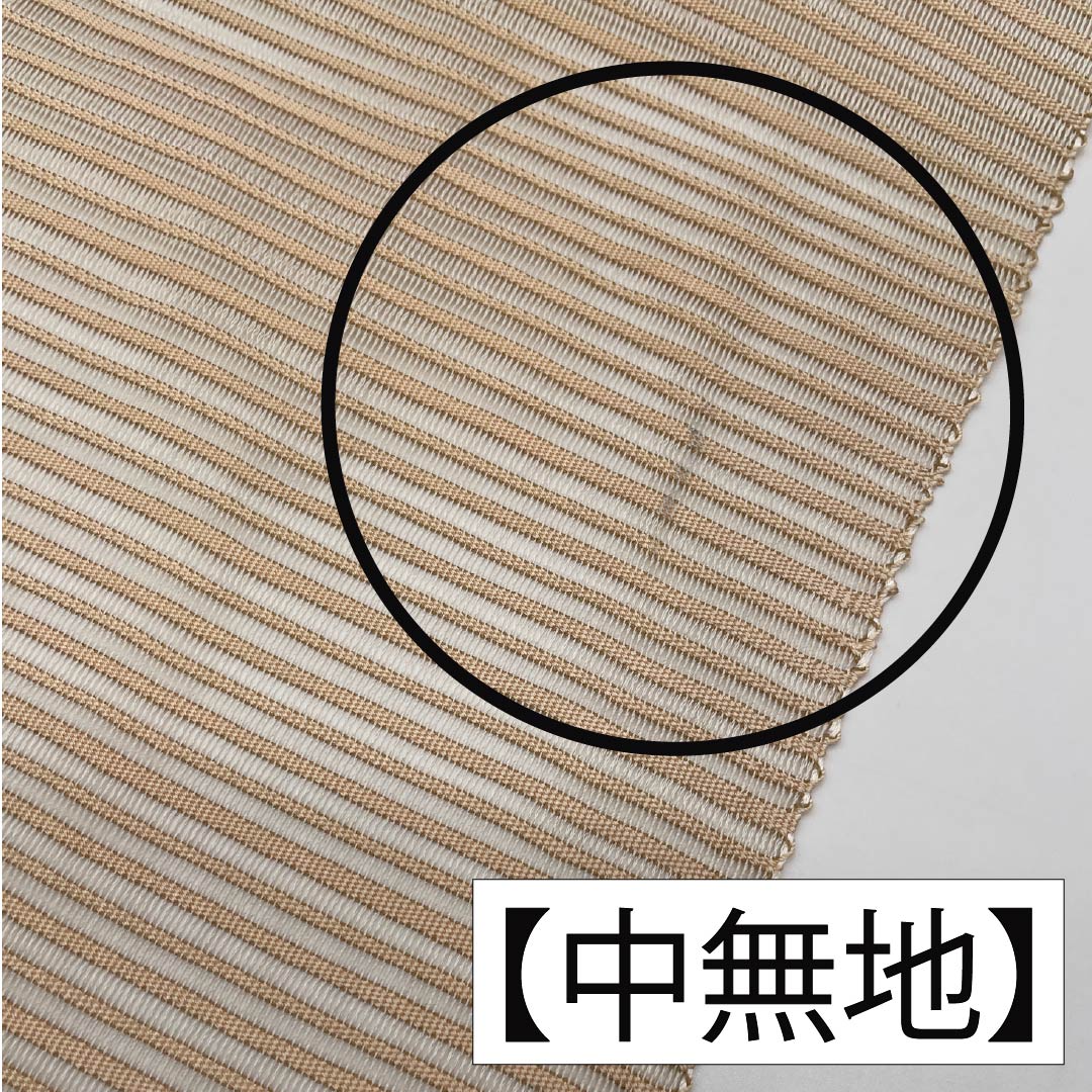 名古屋帯 正絹 砥粉色（とのこいろ） 夏帯 すくい織 花模様 帯丈362cm Aランク ポイント柄 セミフォーマル ベージュ系 1124008743325 松葉仕立て
