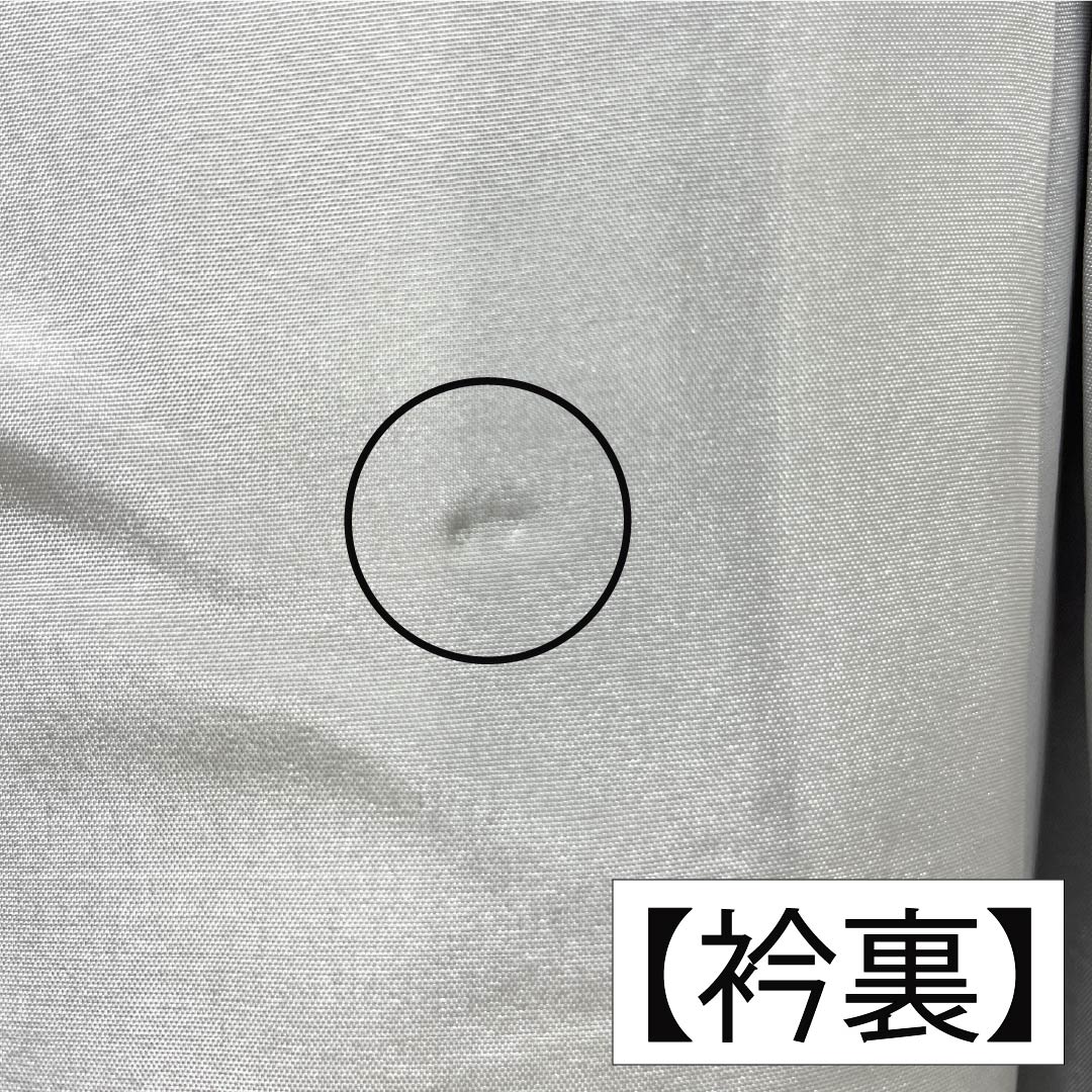 訪問着 正絹 Sランク 袷 身丈162cm 裄丈63cm 薄墨色（うすずみいろ） エ霞 三越 ちりめん地 グレー系 1112007582422