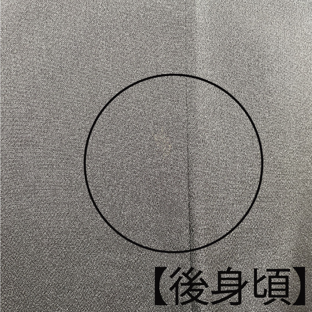 訪問着 袷 身丈151cm 裄丈61.5cm 鉄鼠色 流水 正絹 Aランク グレー系 1112002553222