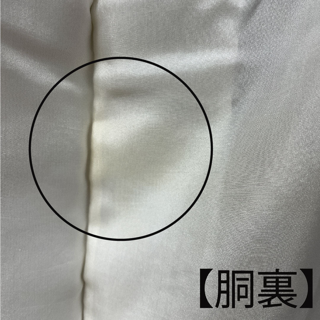 小紋 身丈154.5cm 裄丈61.5cm 袷  錆色 しつけ糸付き 草花模様  正絹 Aランク 茶系 1115003203214