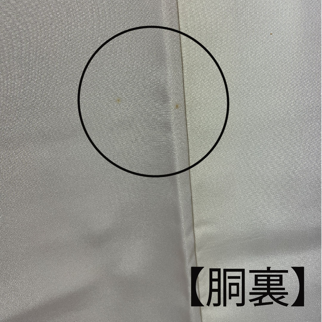 小紋 身丈157cm 裄丈63cm 袷  江戸小紋 松柄 草木染  正絹 Aランク ピンク系 1115000683313