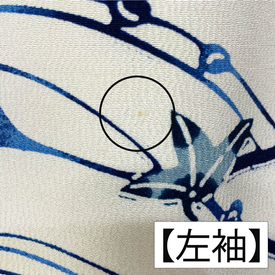 Visiting Kimono, Pure Silk, Grade A, Lined, Length 156.5cm, Sleeve Length 64cm, White Lily Color (Shirayuri-iro), Kyoto Bingata Flower Design, White, Item Number 1112006923311