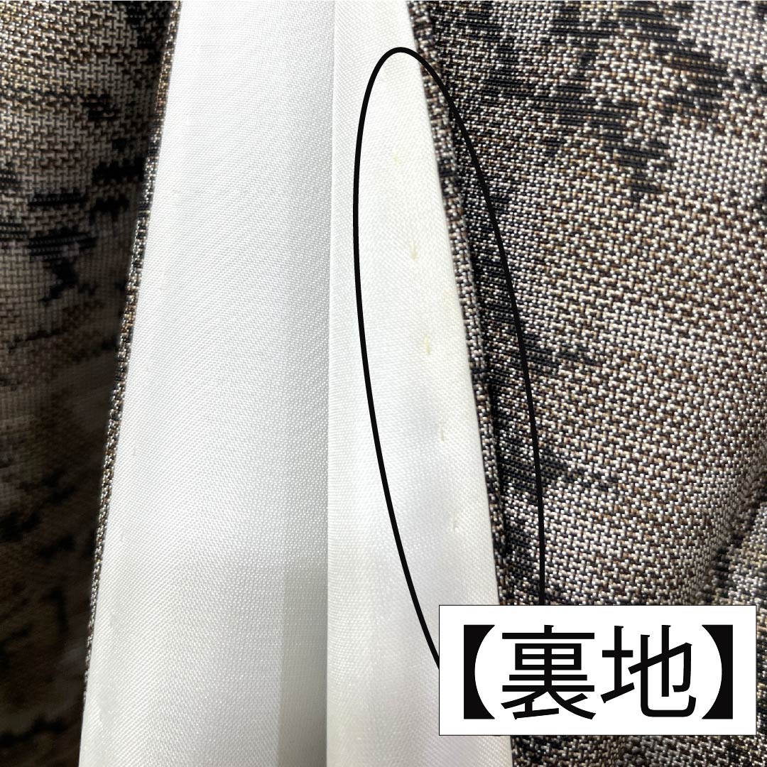 紬 正絹 身丈160.5cm 裄丈62.5cm 銀煤竹色（ぎんすすたけいろ） 風景模様 Aランク 袷 グレー系 1116003863422