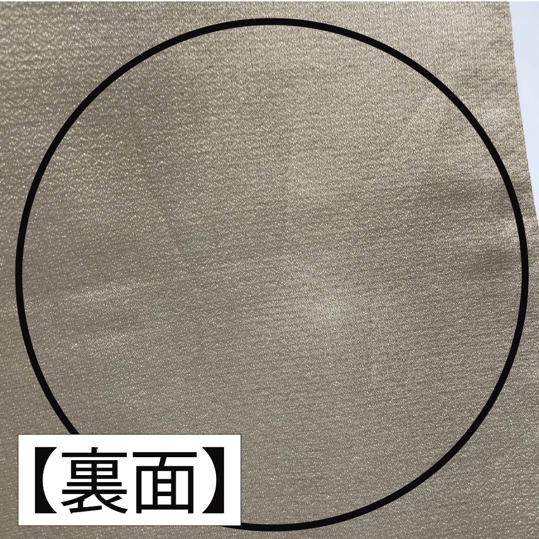 袋帯 正絹 空色鼠色（そらいろねずいろ） 組織り 波模様 帯丈440cm Aランク ポイント柄 セミフォーマル 水色系 1123014873324