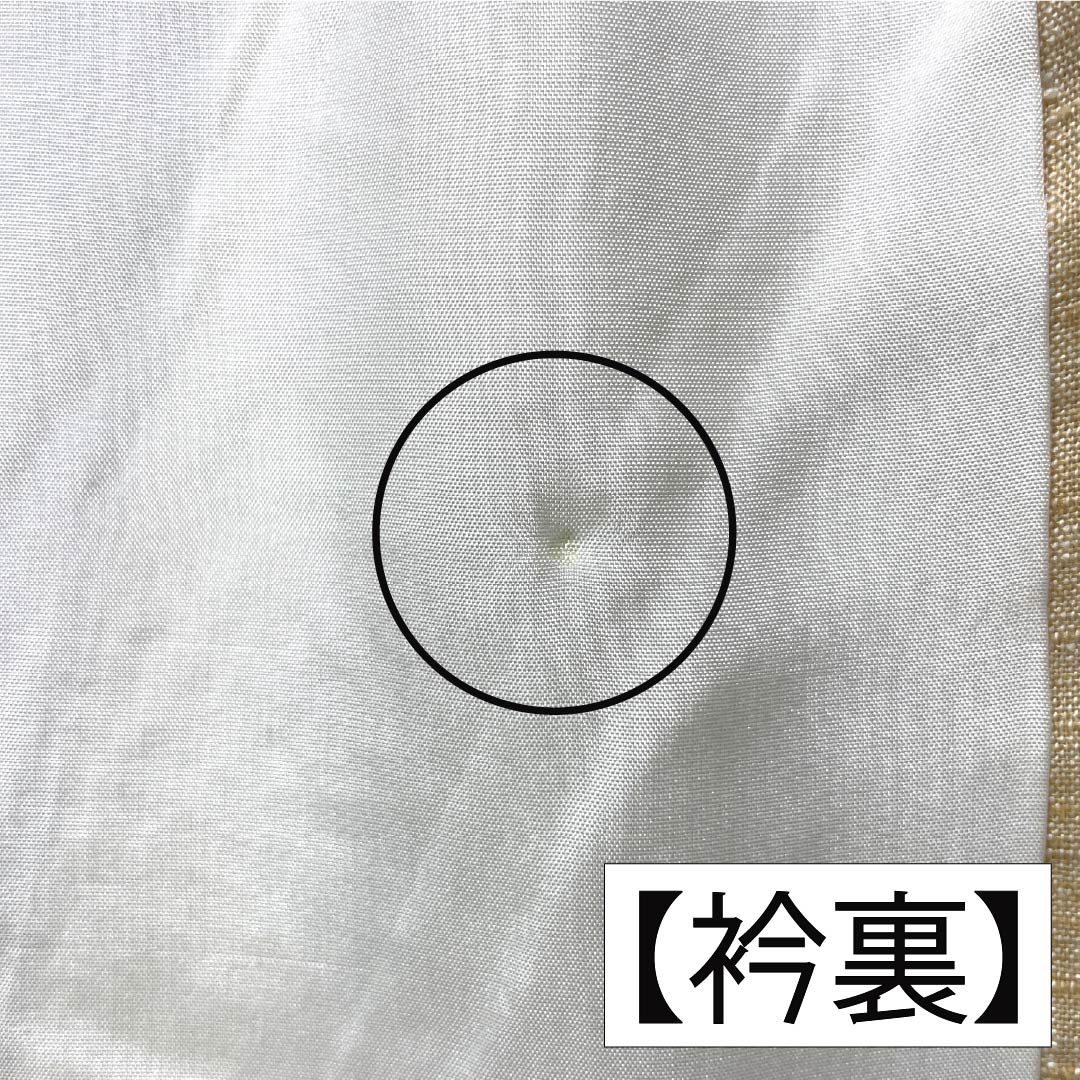 紬 正絹 Aランク 身丈154.5cm 裄丈65cm 鳥の子色（とりのこいろ） 楢山紬 縞 真綿紬 袷 ベージュ系 1116005193225