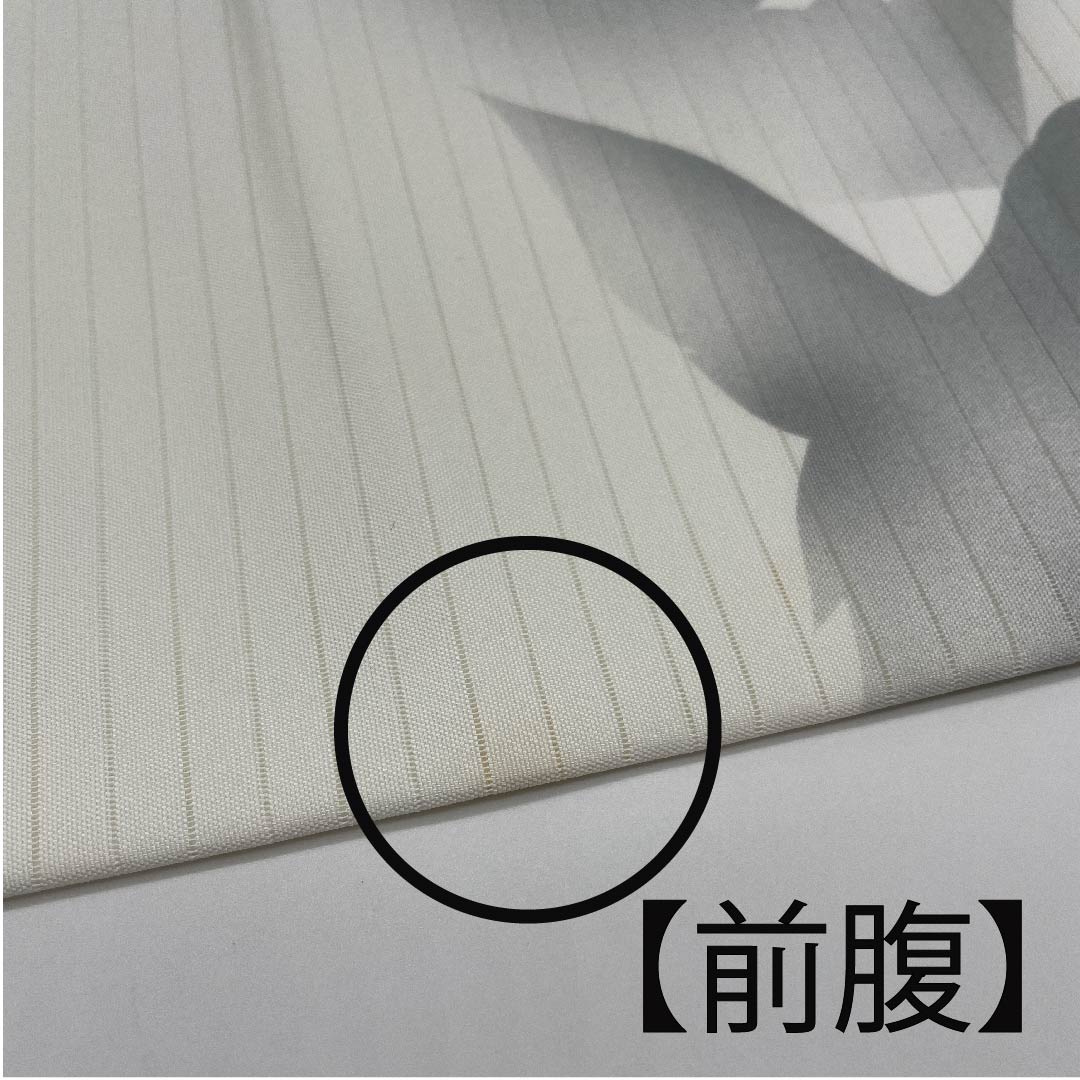 名古屋帯 白色 夏帯 絽 牡丹 染帯 帯丈373cm 正絹 Bランク ポイント柄 カジュアル 白系 1124004504311  名古屋仕立て