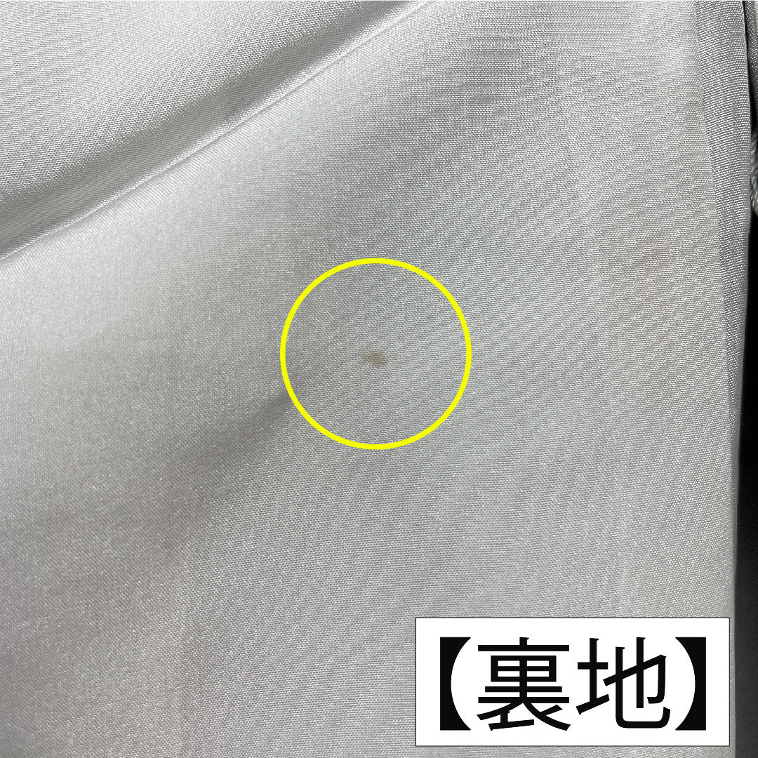 小紋 正絹 身丈167cm 裄丈65.5cm 袷 鼯鼠色（むささびいろ） 幾何学模様 Aランク 茶系 1115004733514