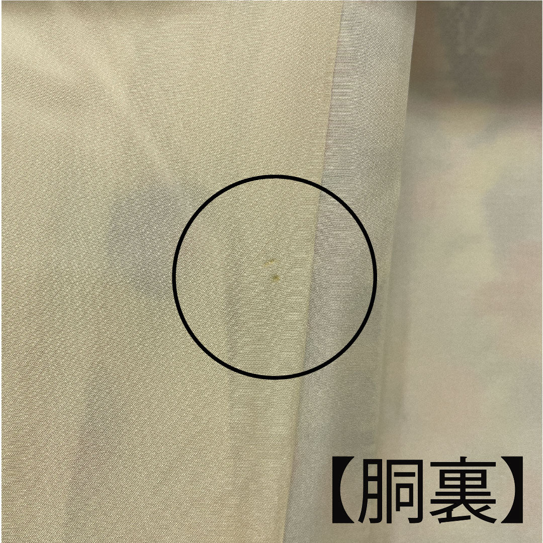 Oshima Tsumugi, Length 162.5cm, Sleeve length 63.5cm, Floral pattern, Pure silk, B rank, Lined, White, 1116001514411