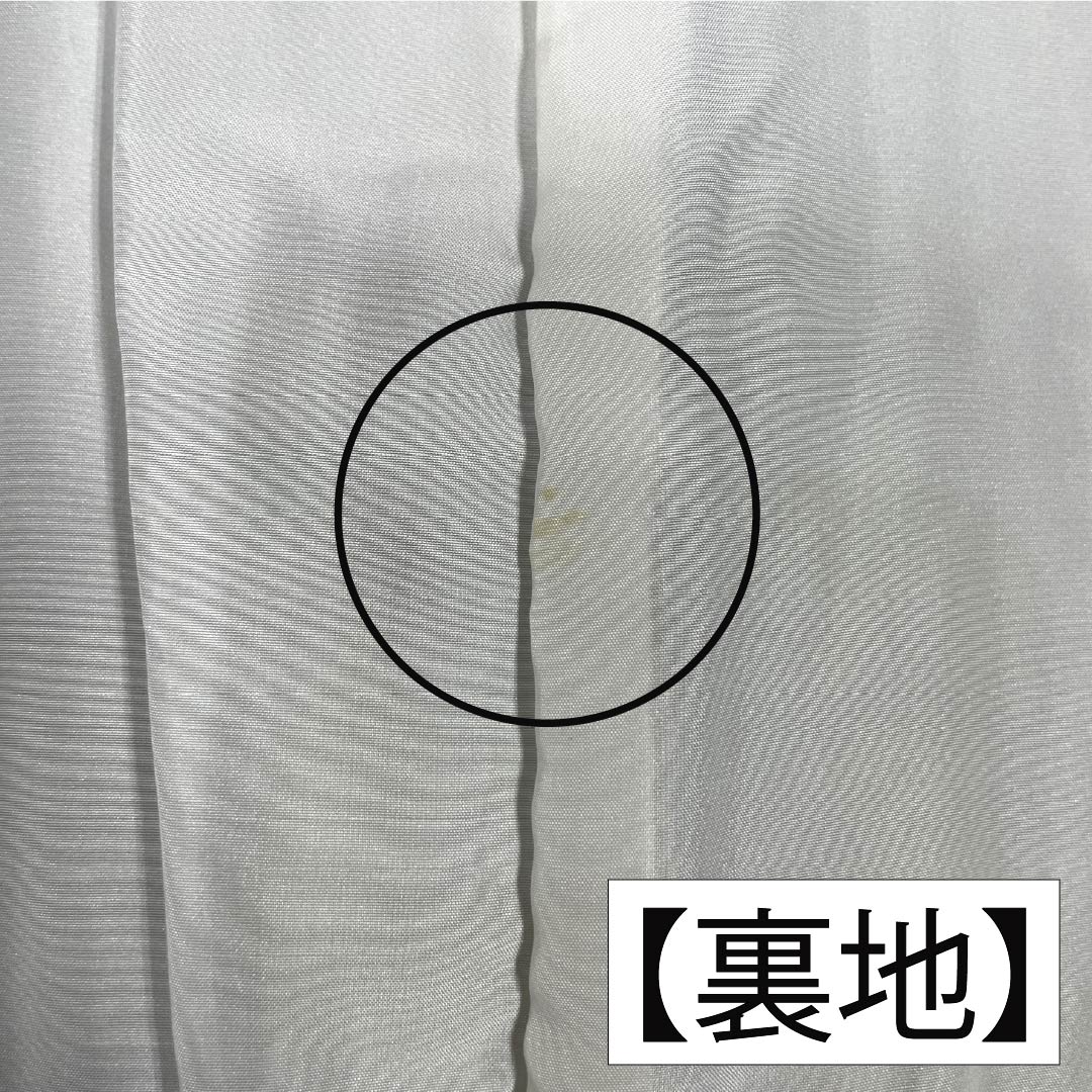 小紋 正絹 Aランク 身丈155.5cm 裄丈64cm 袷 鉄色（てついろ） 江戸小紋 南部幸雄 菊 割付文様 緑系 1115007243319