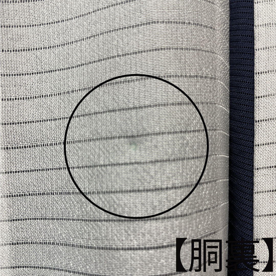 Visiting kimono, summer, length 158cm, sleeve length 66cm, dark color, silk, Takeyamachi embroidery, abstract pattern, bellflower with three scales, pure silk, S rank, navy blue, 1112002772318