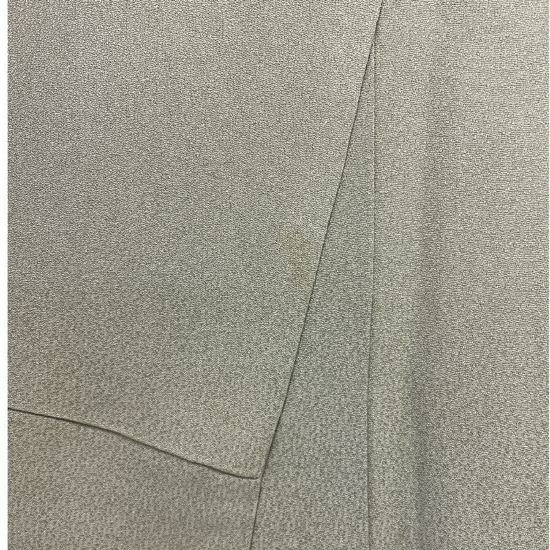 Colored Tomesode, Length 158cm, Sleeve Length 64cm, Awase, Daimyo Pattern, Pure Silk, A Rank, Three Crests, Green, 1111000123319