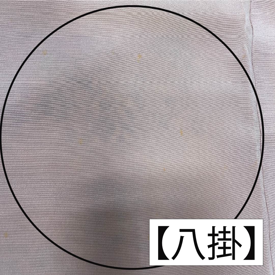 Komon (small pattern) kimono, pure silk, length 147cm, sleeve length 64cm, lined, off-white, stencil-dyed, abstract pattern, with basting thread, A rank, white, 1115006123111