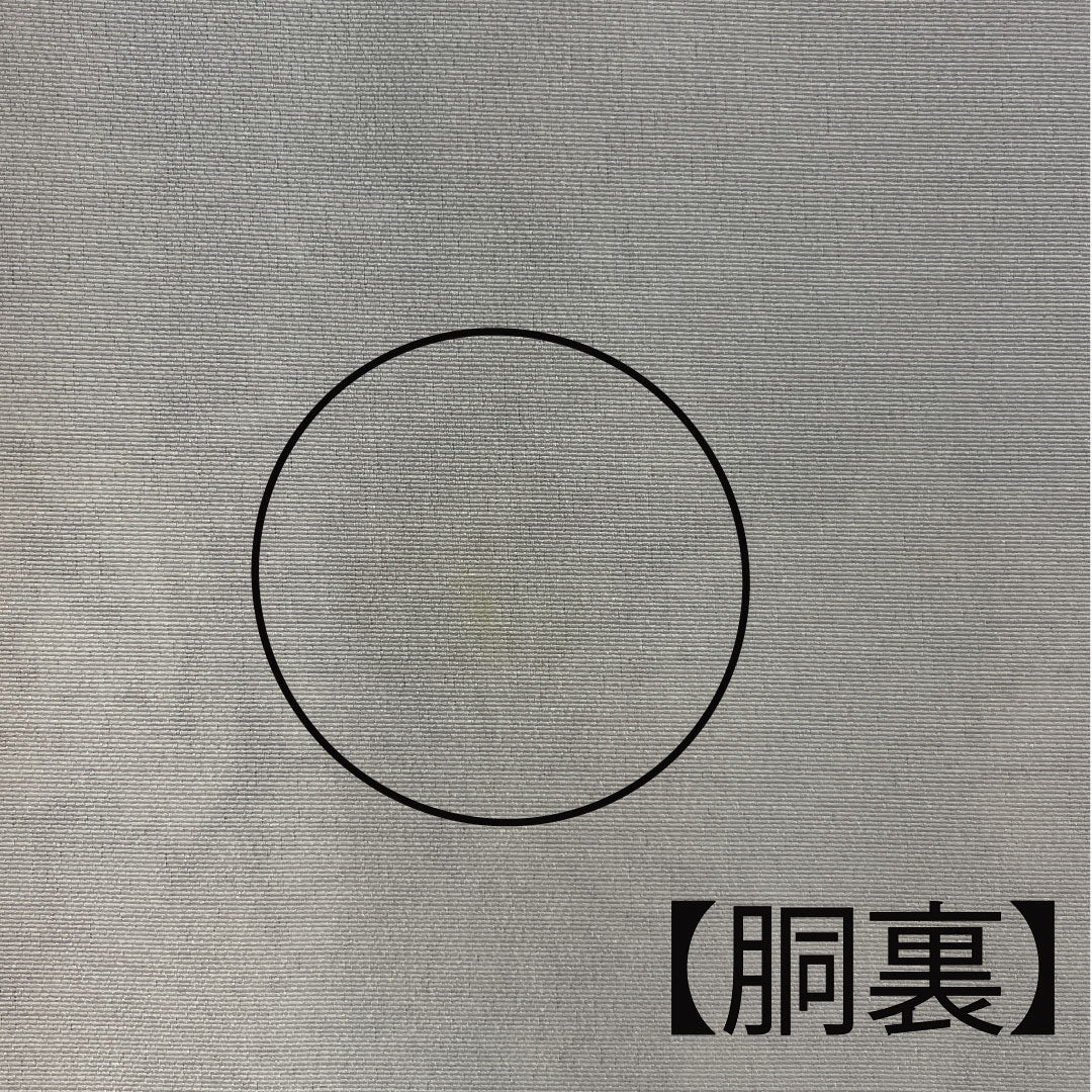 小紋 身丈158cm 裄丈65cm 袷  洗える着物 雲取り 草花模様  ポリ Aランク 紫系 1115001623320