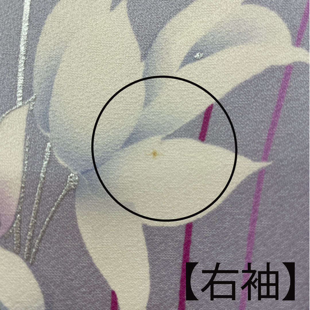 振袖 身丈165.5cm 裄丈64cm 袷  京友禅 花模様 正絹 Aランク ピンク系 1113000563513