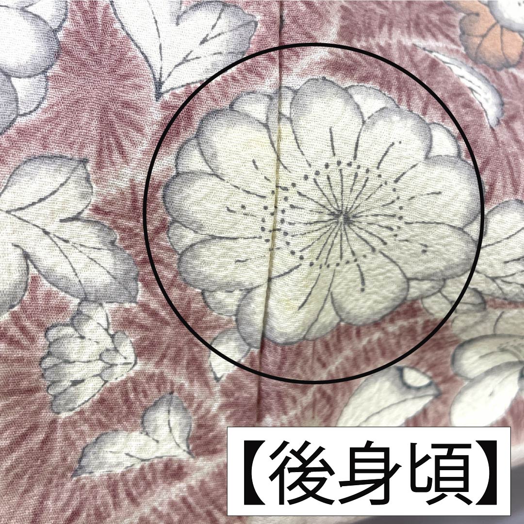 訪問着 正絹 Aランク 袷 身丈170.5cm 裄丈66cm 桜色（さくらいろ） 辻ヶ花 ピンク系 1112007163613