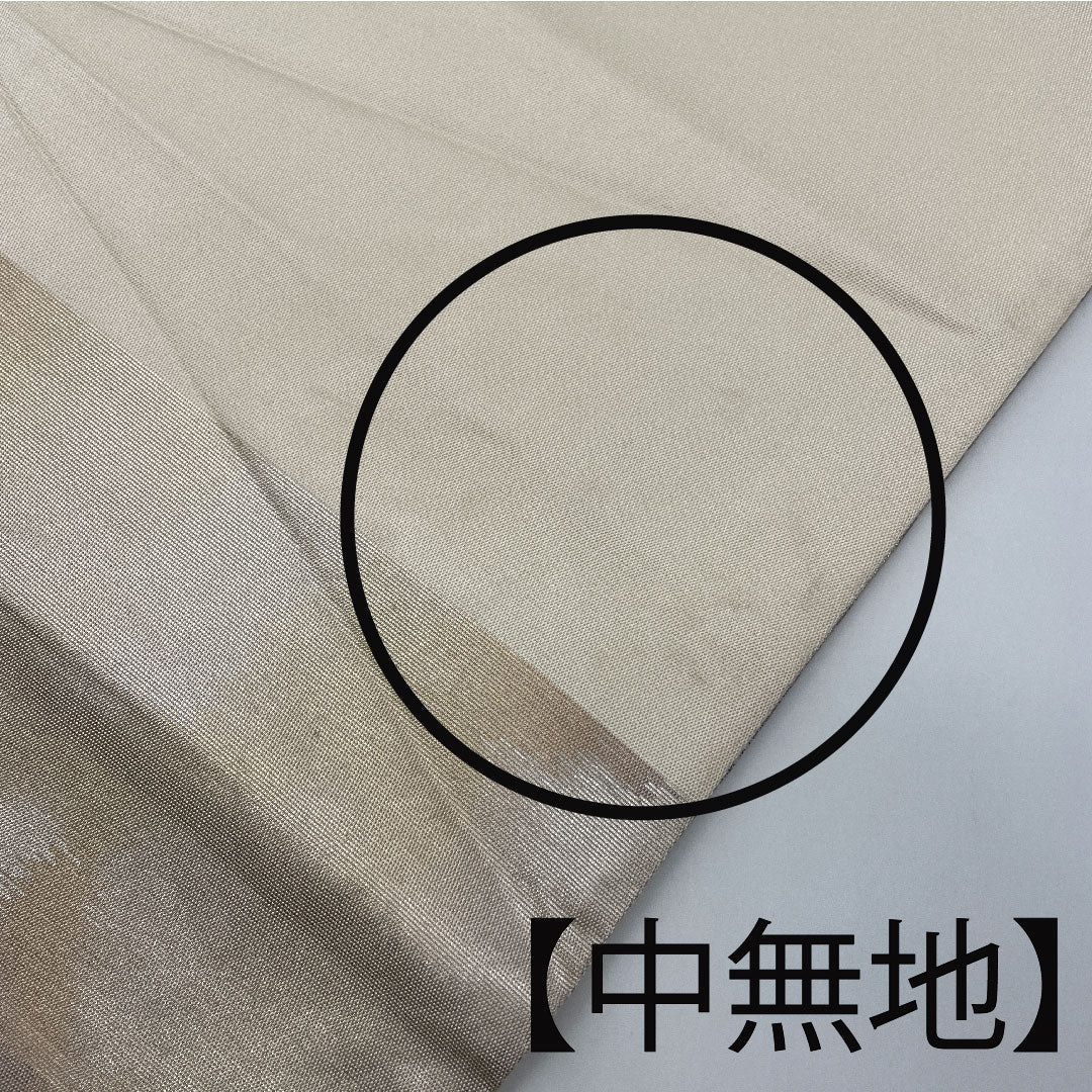 袋帯 草花模様 金銀箔 帯丈416cm 正絹 Aランク 六通 フォーマル 金系 1123003973321