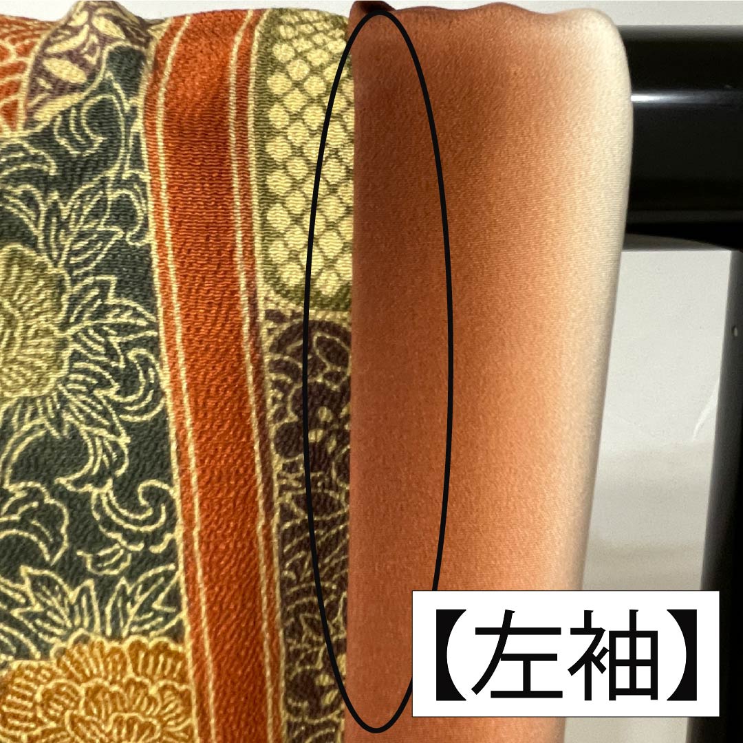 Komon (small pattern) pure silk, A-rank, length 155cm, sleeve length 62cm, lined, vertical stripes, classic gradient pattern, product number 1115006603399