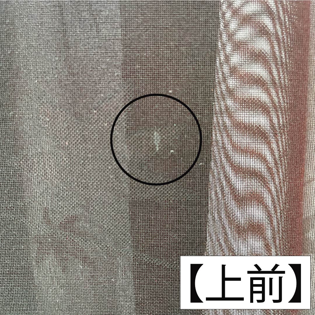 夏物 正絹 お召 Aランク 身丈160cm 裄丈63.5cm 暗紅色（あんこうしょく） 紋紗 紅葉 紗 赤系 1132004373412