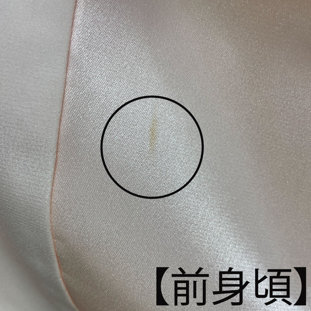 Nagajuban polyester, length 134.5cm, sleeve-to-sleeve 66cm, unlined, for furisode, gradated dye, Rank B, pink tones, 1129000644413