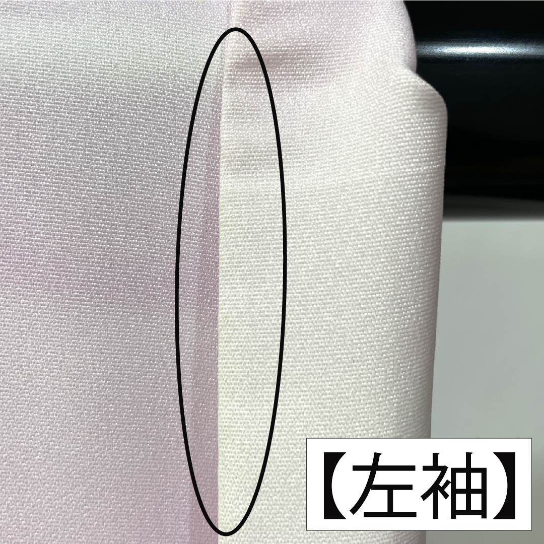 Nagajuban (long under-kimono), Polyester, Grade A, Length 115cm, Sleeve Length 61cm, Single-layer, Pale Pink (tankoshoku), Abstract Pattern, Half-collar, with Raising, Purple, 1129000783120