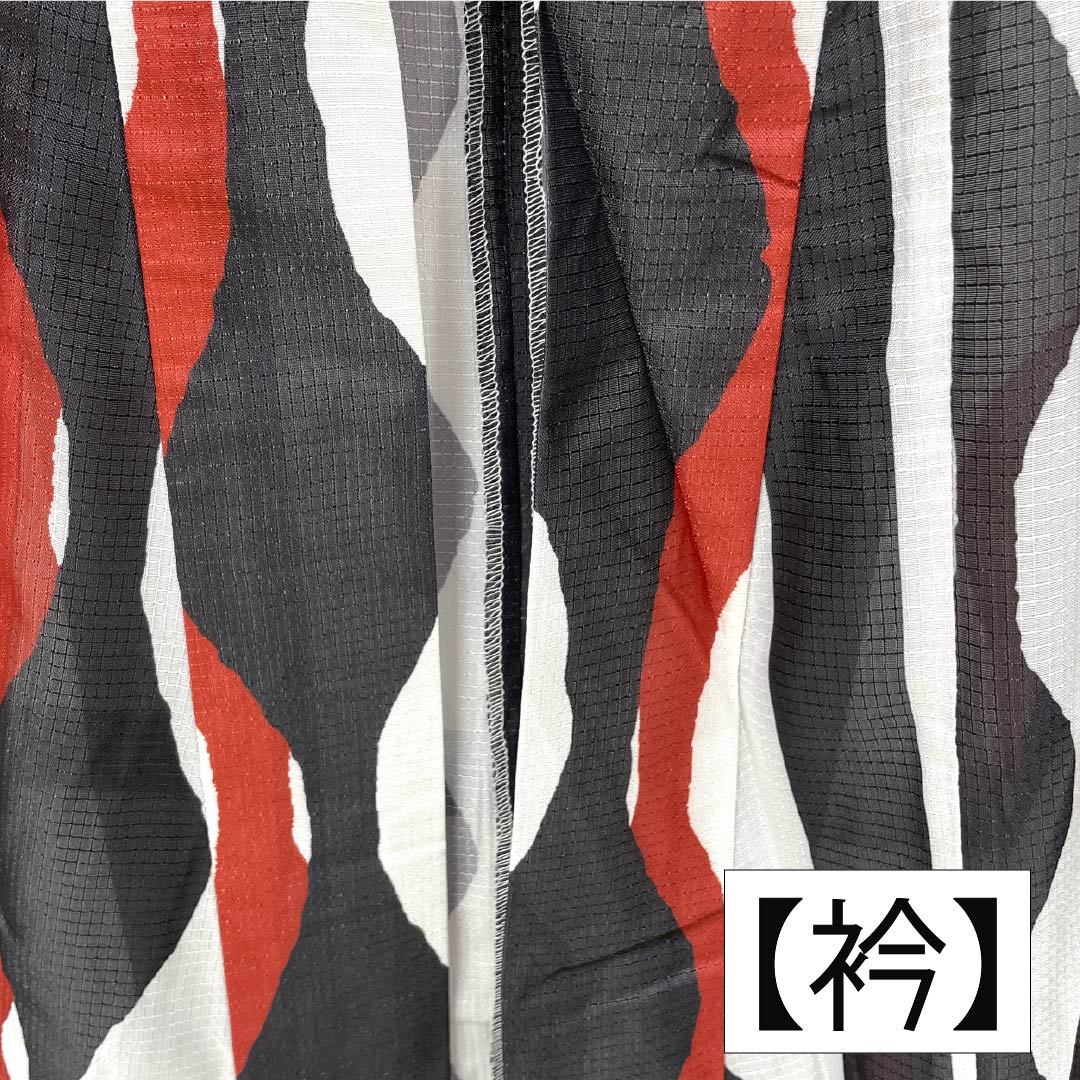 (Brand new, unused) Yukata (single-layer kimono) Polyester, Length 166cm, Sleeve Length 65cm, New Rank, White, Geometric Pattern, Tatewaku Pattern, Warp Stripes, Product Number: 1118005721511