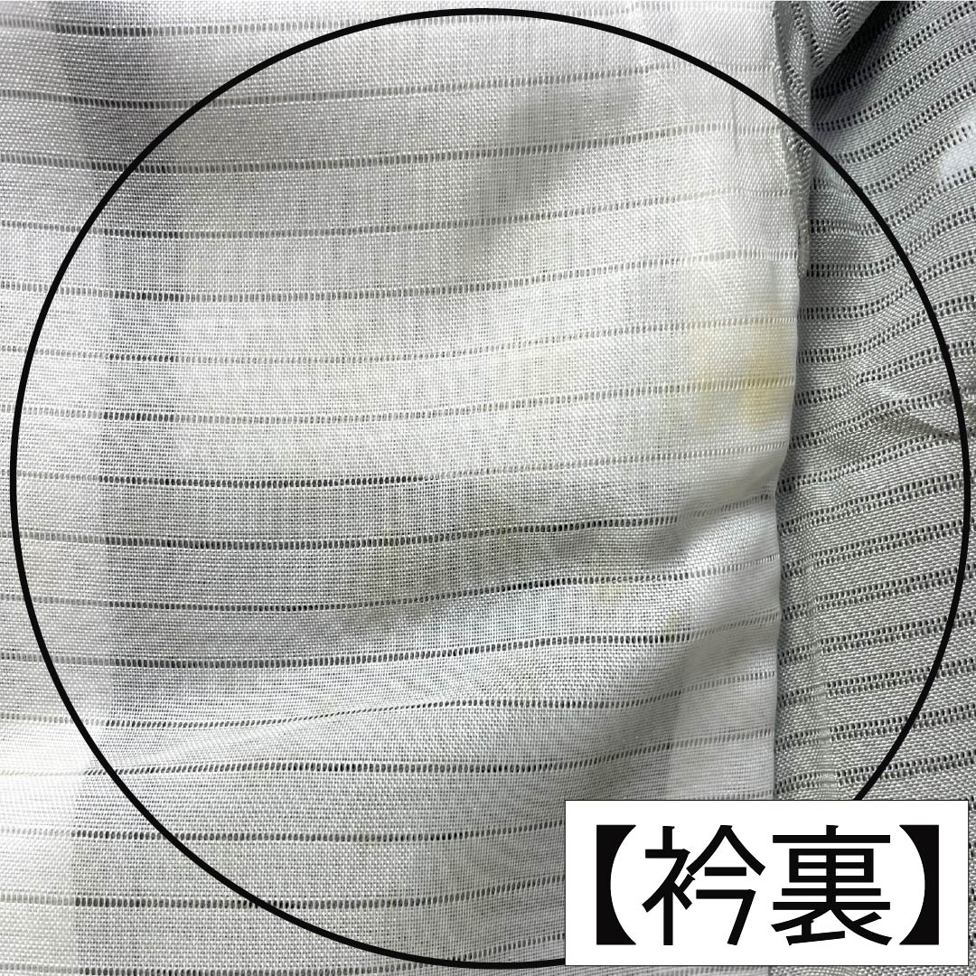 夏物 正絹 付下げ Aランク 身丈154cm 裄丈63.5cm 京友禅 寿光織 霞 草花 絽 グレー系 1132005023222
