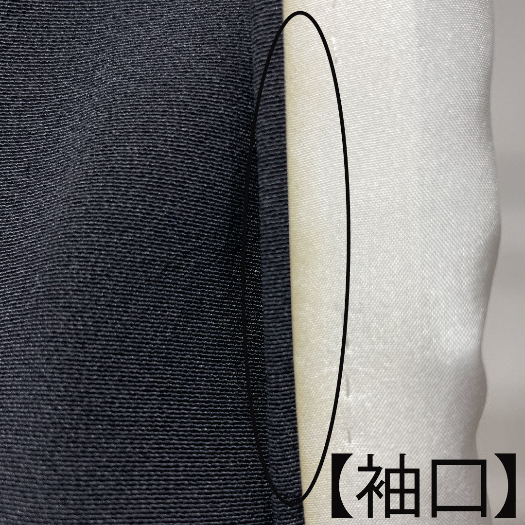 Black formal kimono, length 150cm, sleeve length 63.5cm, lined, Kiriya Suizan Kobo, Tsujigahana, circle with iris, pure silk, S rank, five crests, black, 1111001122110