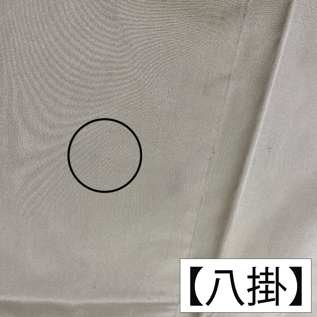 紬 正絹 身丈156.5cm 裄丈63cm 黒鼠色（くろねずいろ） 久米島紬 重要無形文化財 Bランク 袷 茶系 1116003504314