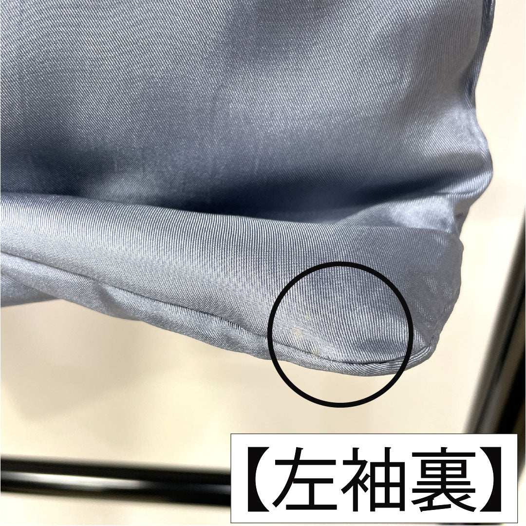 Men's wool, A-rank, length 90cm, sleeve length 69.5cm, navy blue, 1119001653118