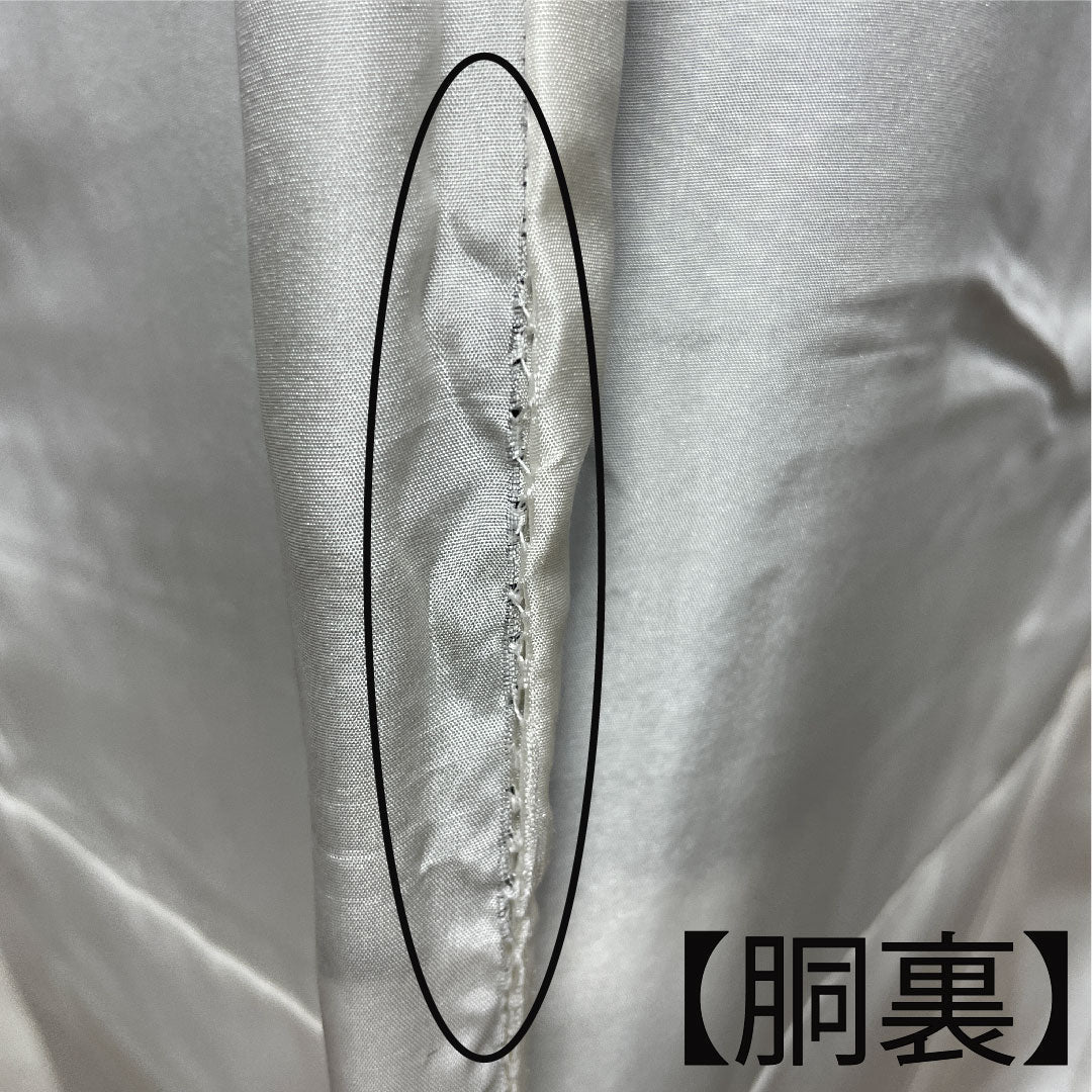 Black formal kimono, length 152cm, sleeve length 63cm, lined, artist's work, Kyoto Yuzen, rock garden pattern, bellflower, pure silk, A rank, five crests, black, 1111000923210